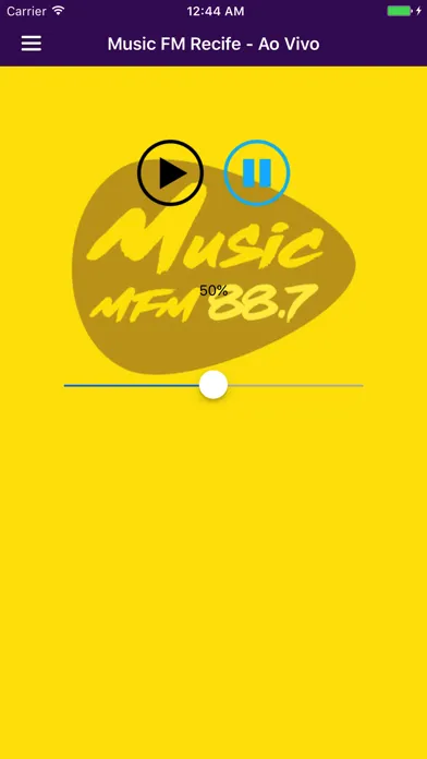 Capturas de tela do Music FM Recife