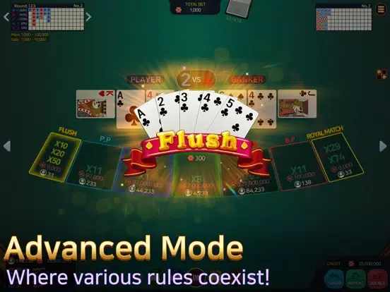 Zrzuty ekranu NTRY Social Casino Baccarat iPad 