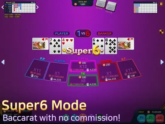 Zrzuty ekranu NTRY Social Casino Baccarat iPad 
