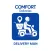 Comfort Deliveries Rider