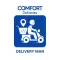 Comfort Deliveries Rider