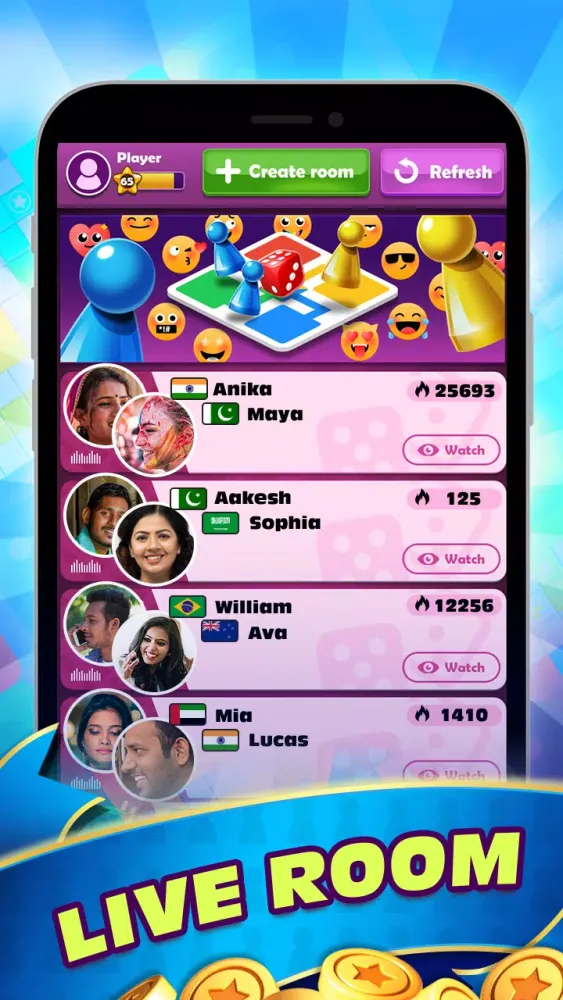 ภาพหน้าจอของ Ludo Call