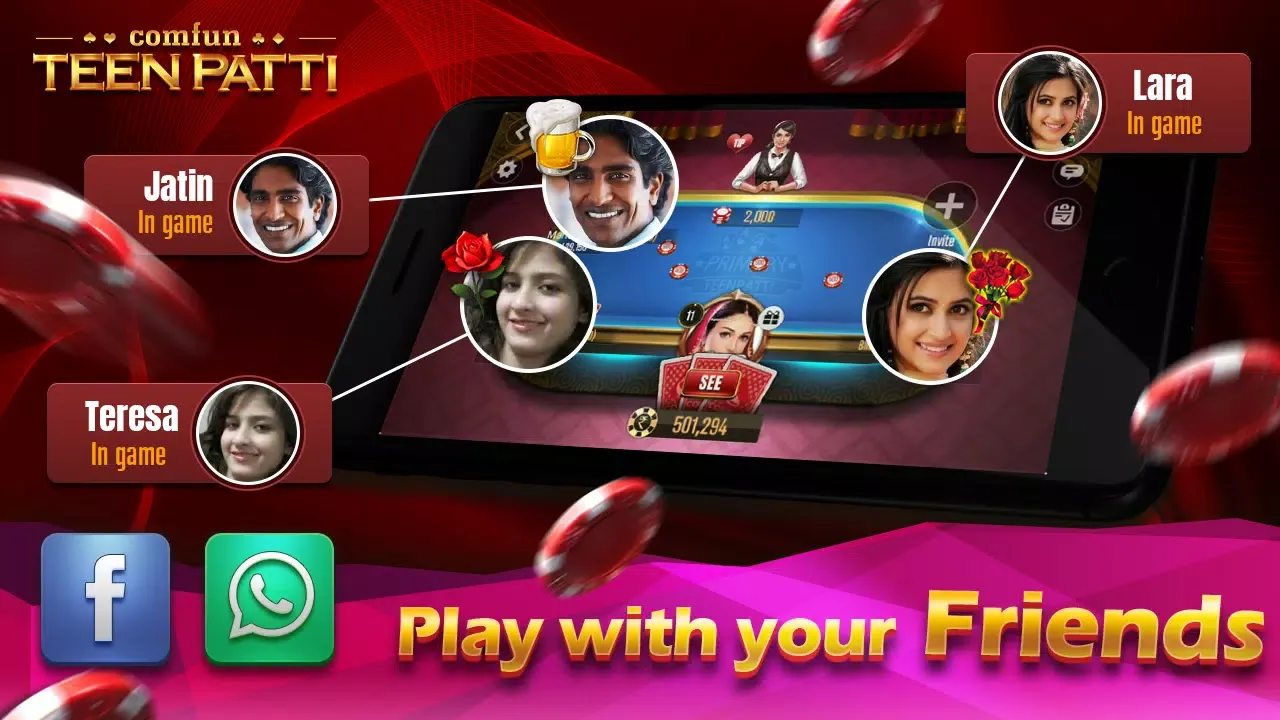 Teen Patti Comfun Card Online应用截图
