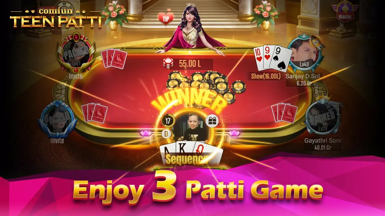 Teen Patti Comfun Card Online应用截图