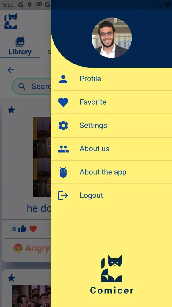 Screenshot di Comicer: Sharing Comics, Memes