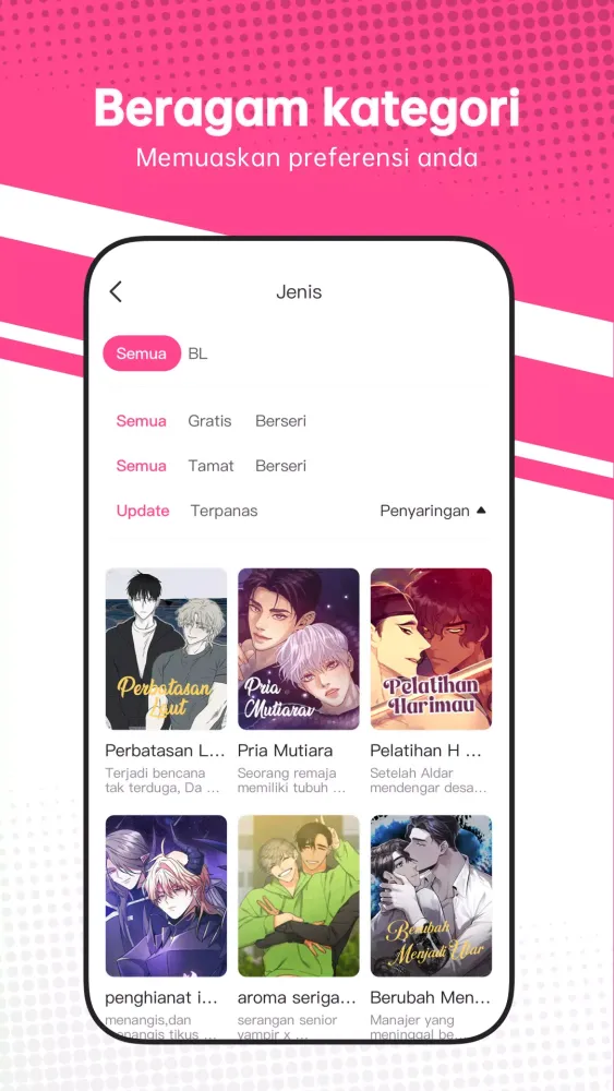 Capturas de pantalla de Comic Box-BL