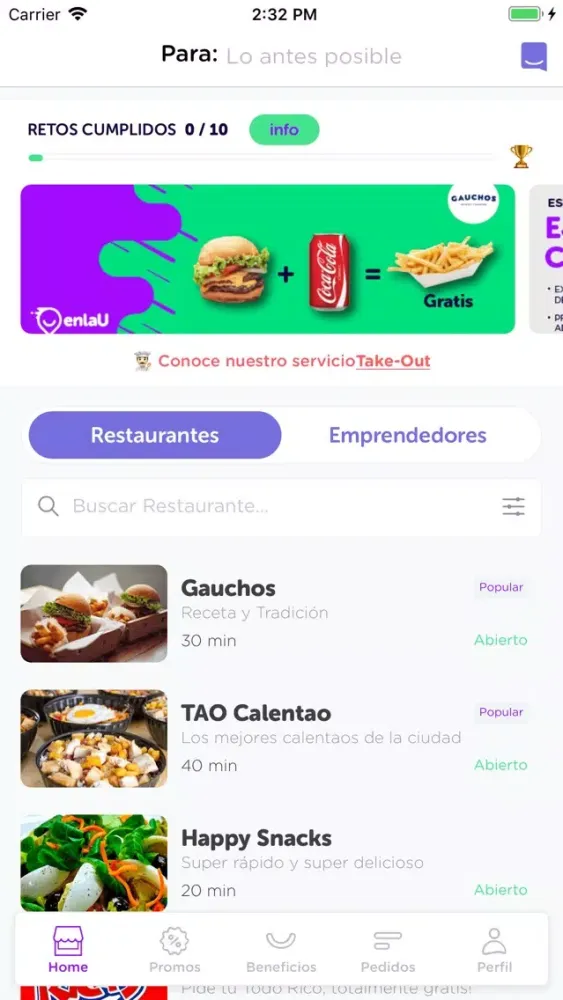 en la U | Domicilios স্ক্রিনশট