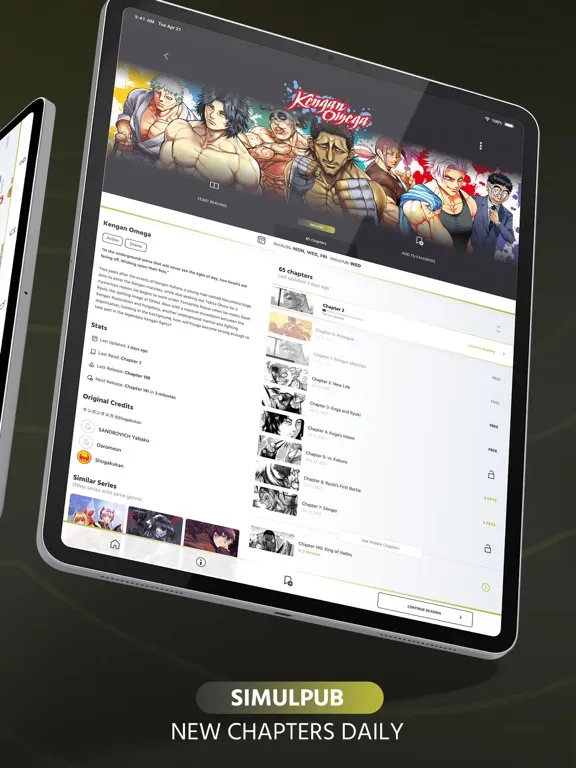 Comikey - Manga & Webcomics iPad  سکرین شاٹس