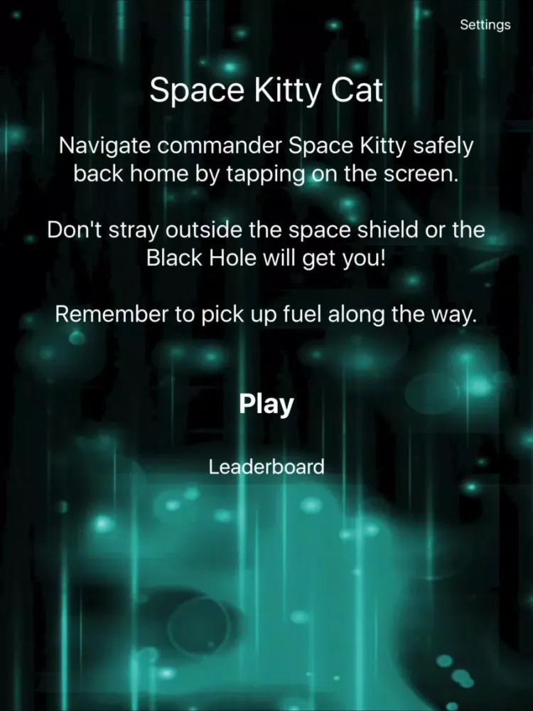 Space Kitty Cat iPad  سکرین شاٹس