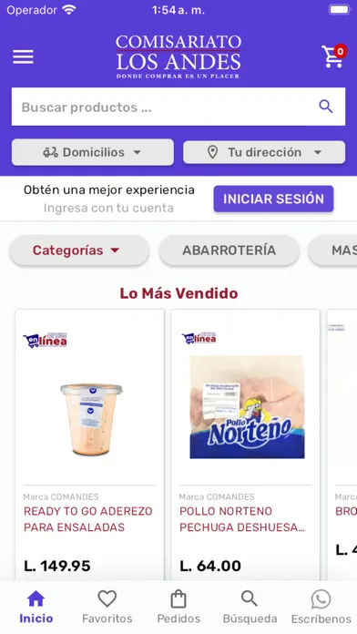 Screenshot di Comisariato Los Andes