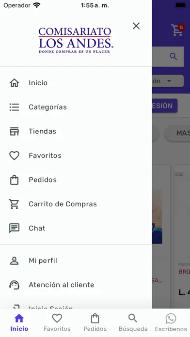 Screenshot di Comisariato Los Andes
