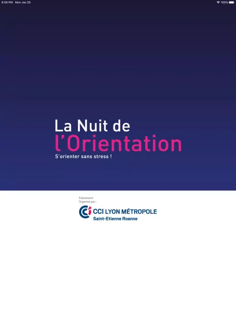 Tangkapan skrin NUIT ORIENTATION LYON 2020 iPad 