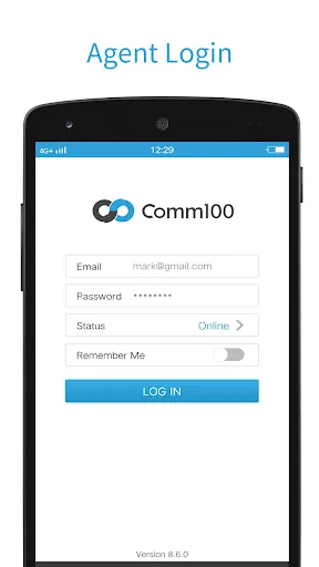 Comm100 Live Chat Screenshots