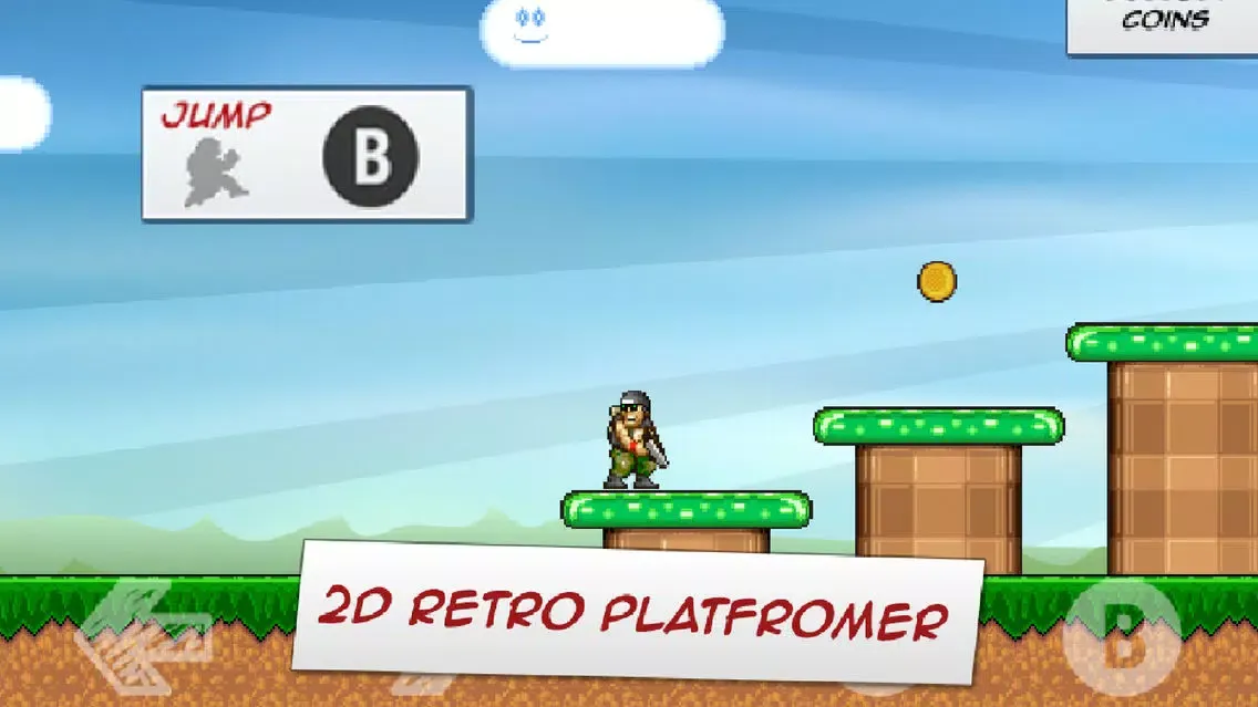 Zrzuty ekranu Commander Cool - 8-bit Retro Jump and Run