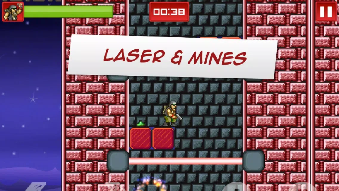 Zrzuty ekranu Commander Cool - 8-bit Retro Jump and Run