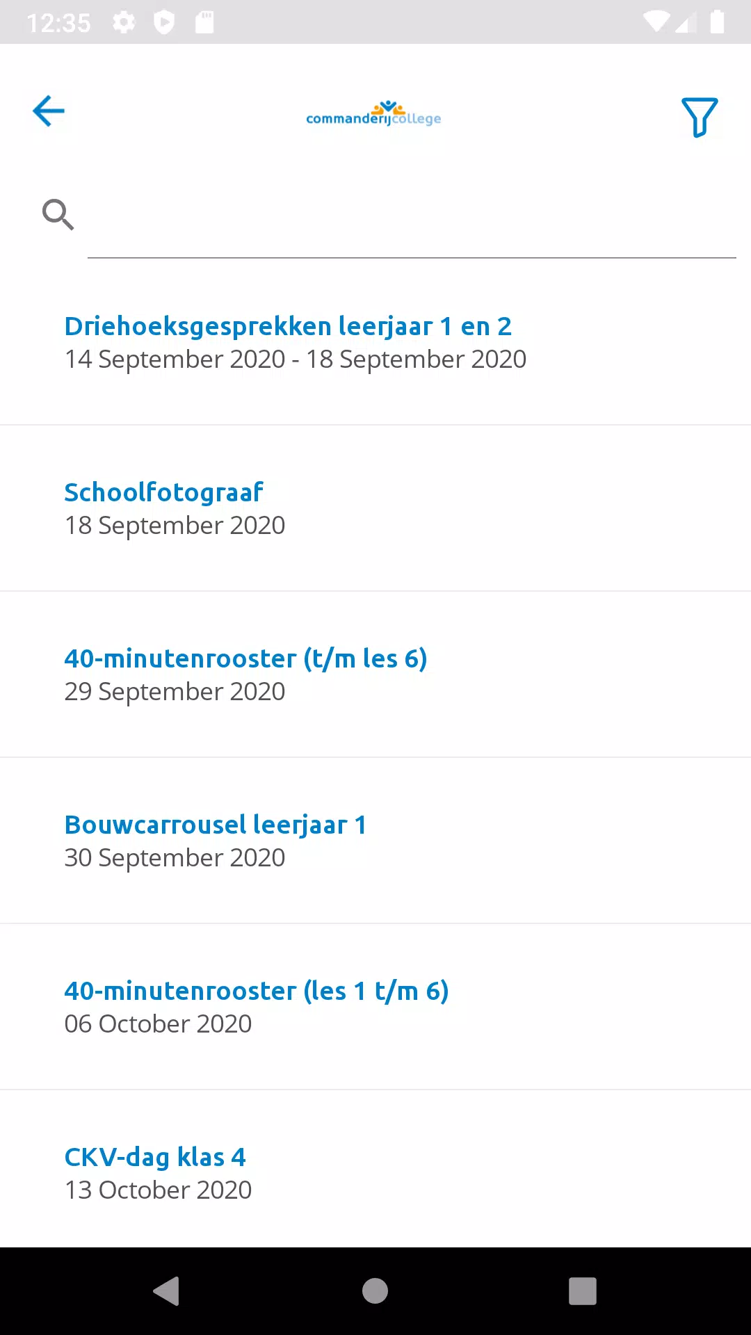 Commanderij College Screenshots