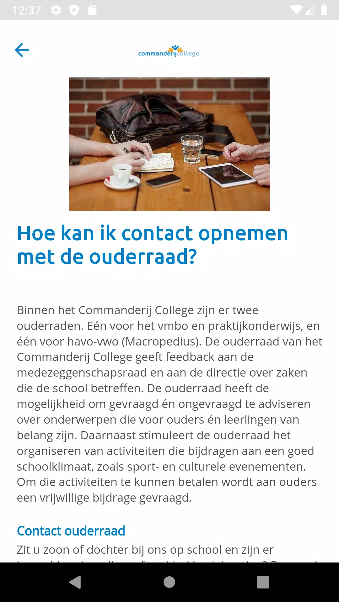 Commanderij College Screenshots
