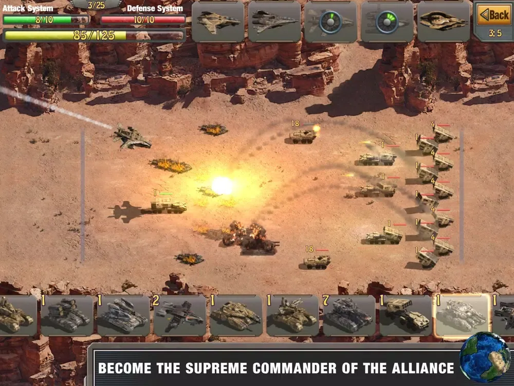 Tangkapan skrin Commanders War: Modern Warfare iPad 