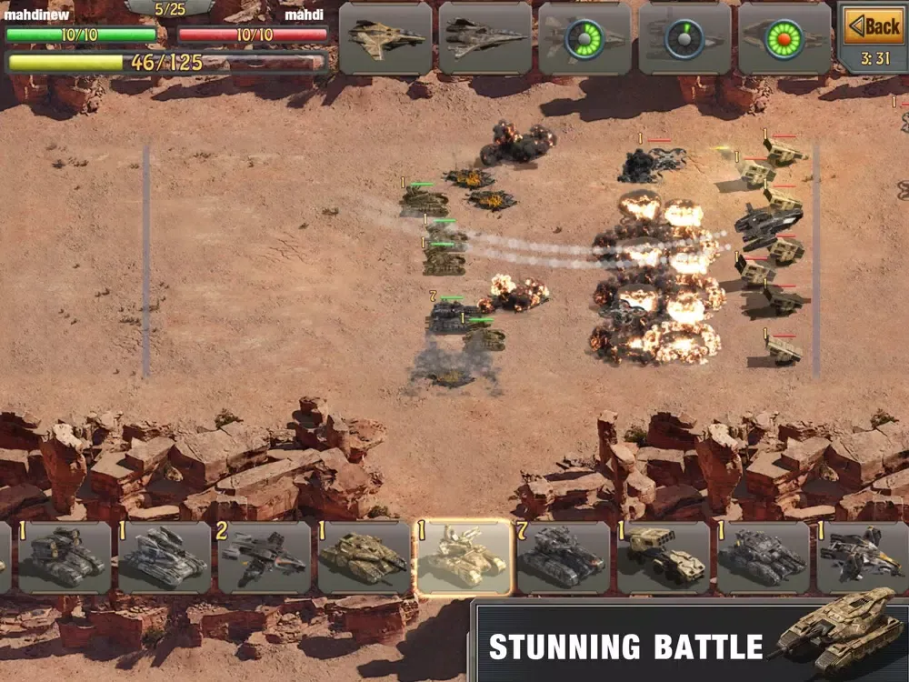 Tangkapan skrin Commanders War: Modern Warfare iPad 