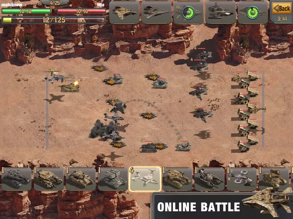 Tangkapan skrin Commanders War: Modern Warfare iPad 