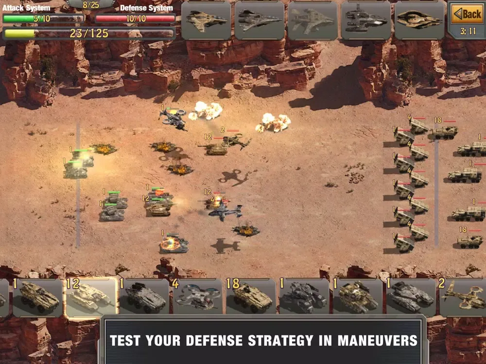 Tangkapan skrin Commanders War: Modern Warfare iPad 