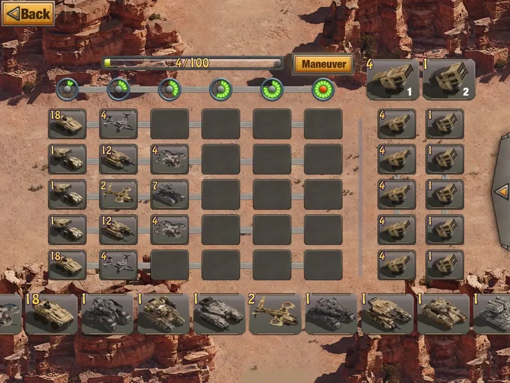 Tangkapan skrin Commanders War: Modern Warfare iPad 