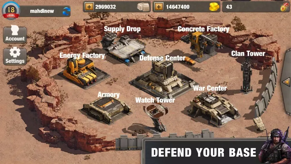 Tangkapan skrin Commanders War: Modern Warfare