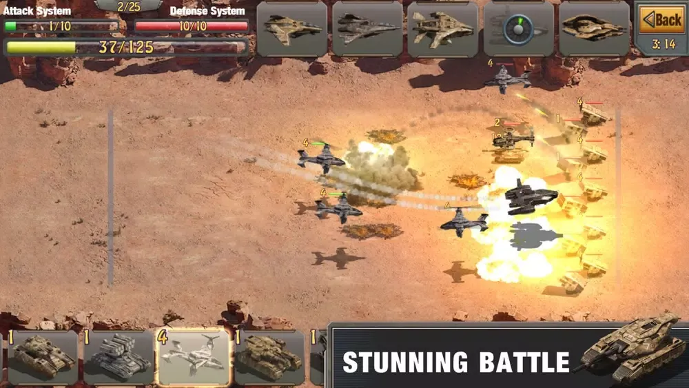 Tangkapan skrin Commanders War: Modern Warfare