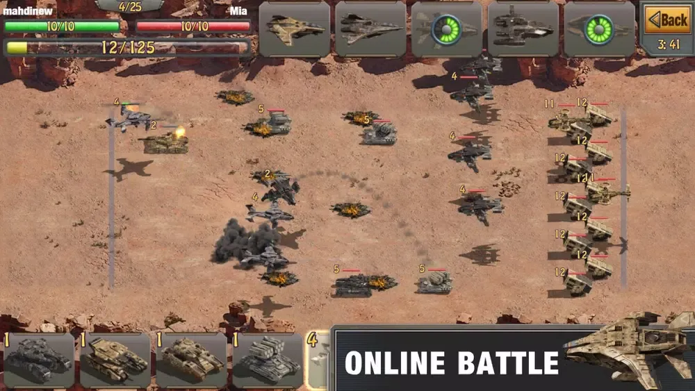 Tangkapan skrin Commanders War: Modern Warfare