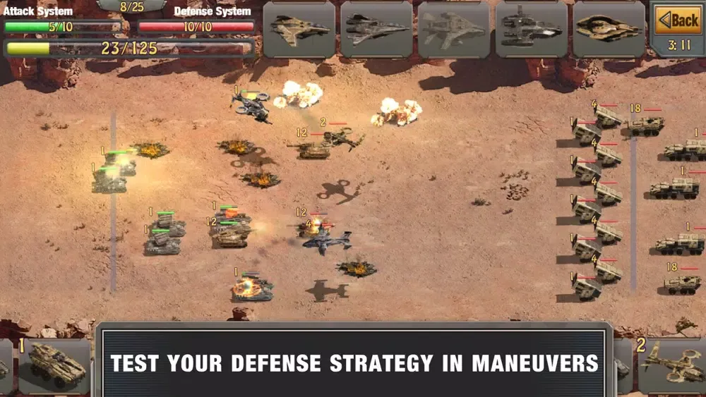 Tangkapan skrin Commanders War: Modern Warfare