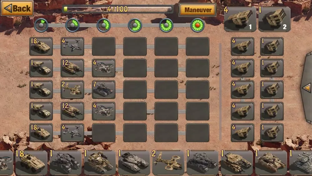 Tangkapan skrin Commanders War: Modern Warfare