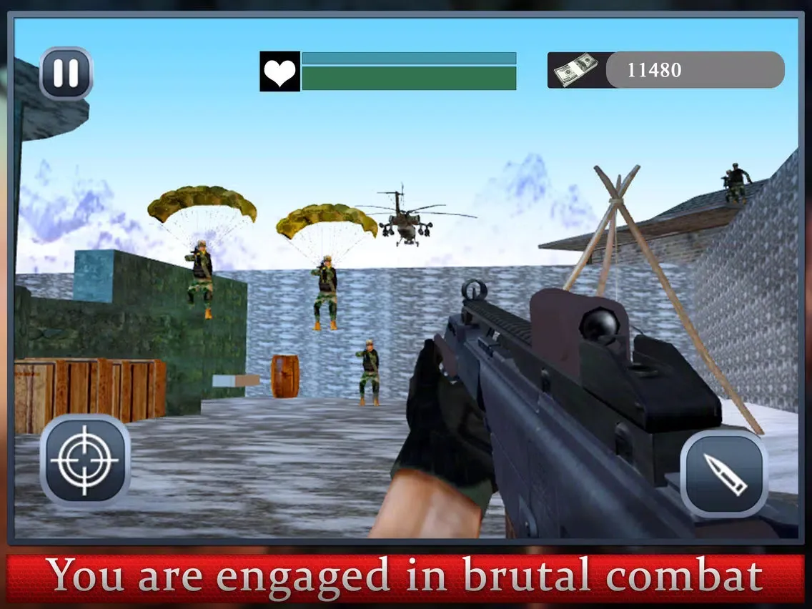 Commando Army Base Mission iPad 应用截图