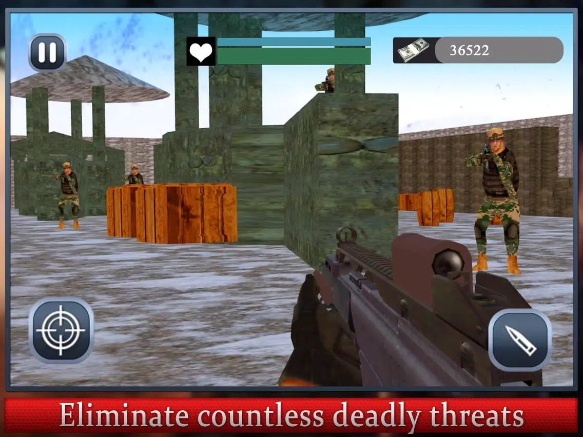 Commando Army Base Mission iPad 应用截图
