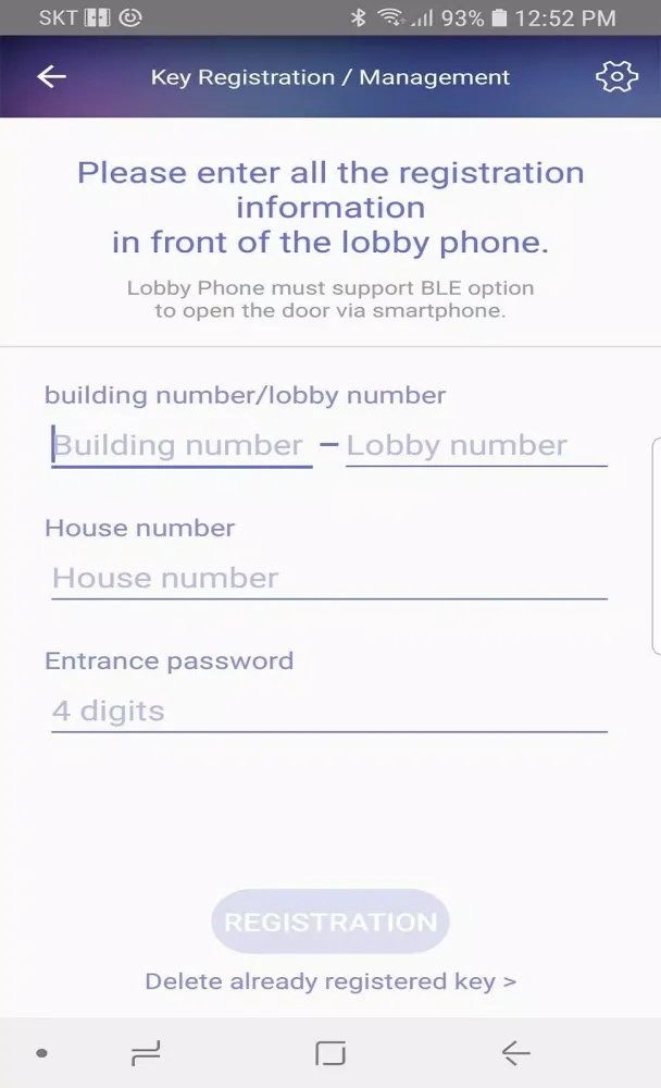 Capturas de pantalla de COMMAX LobbyPhone