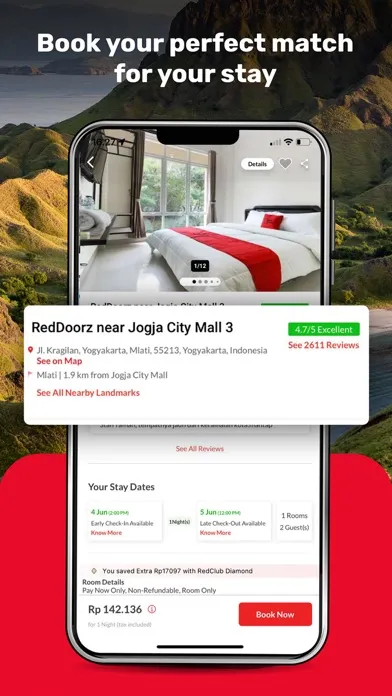 RedDoorz - Hotel Booking App Screenshots