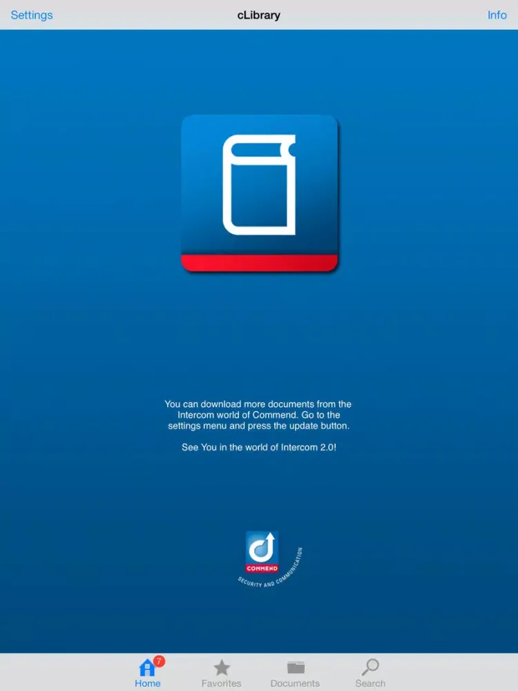 Capturas de pantalla de Commend cLibrary iPad 