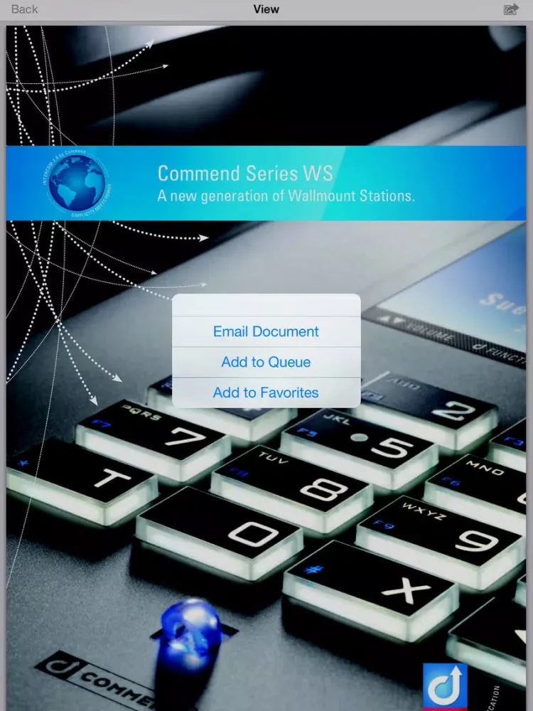 Capturas de pantalla de Commend cLibrary iPad 