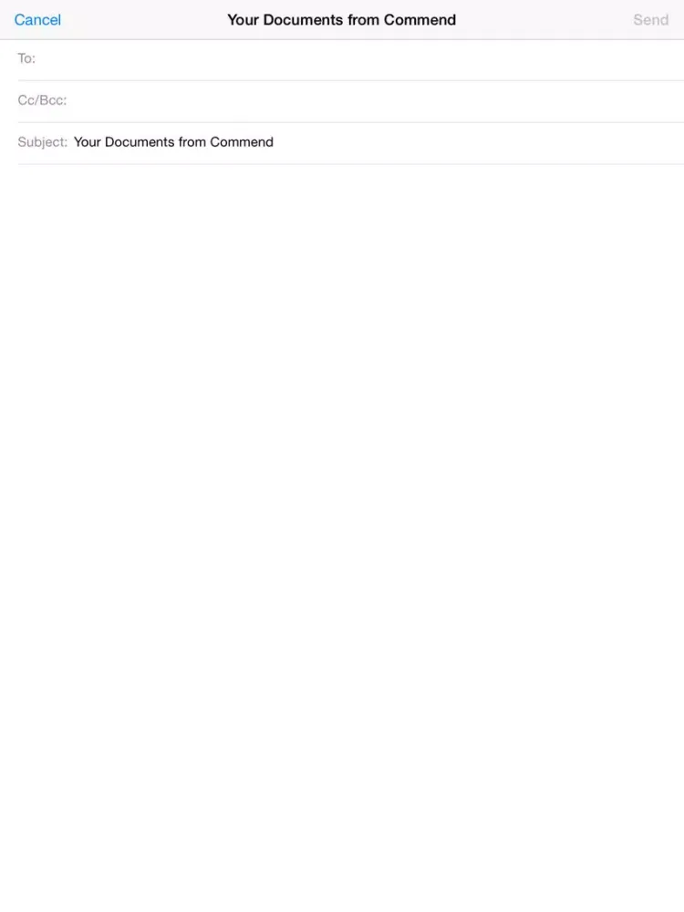 Capturas de pantalla de Commend cLibrary iPad 