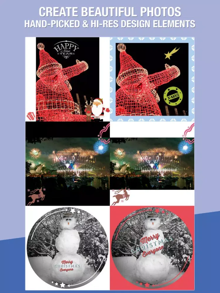 Framemas - Christmas Greetings iPad  스크린샷
