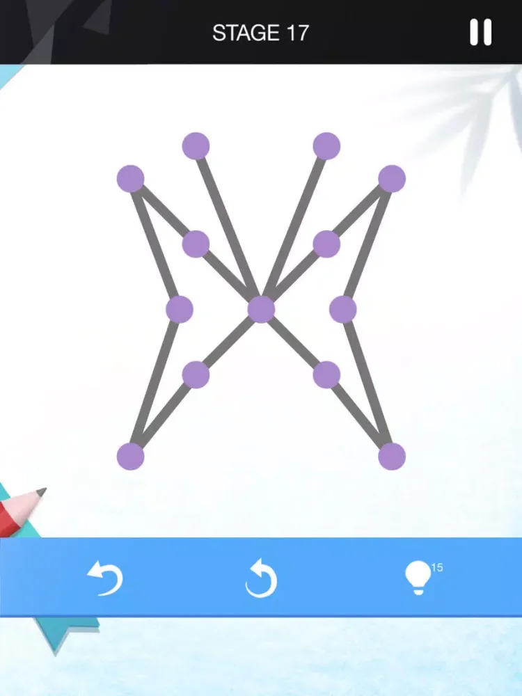 Ảnh chụp màn hình của Draw Line-One line connect iPad 