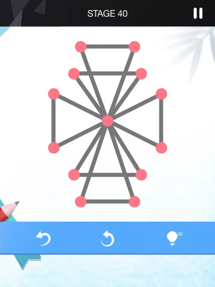Ảnh chụp màn hình của Draw Line-One line connect iPad 