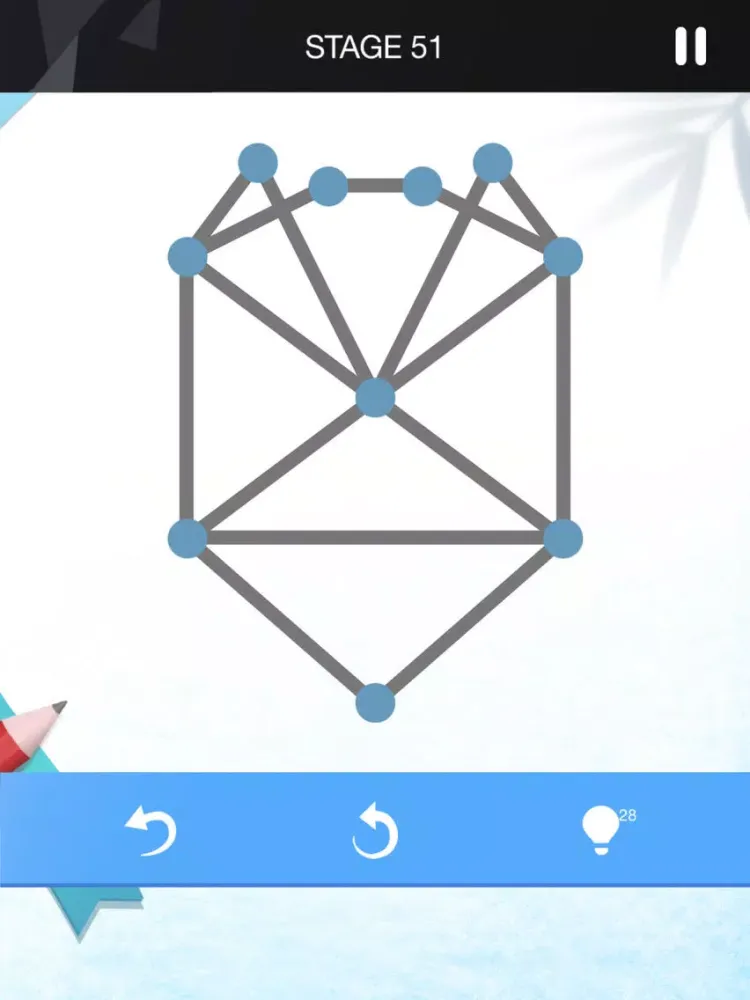 Ảnh chụp màn hình của Draw Line-One line connect iPad 