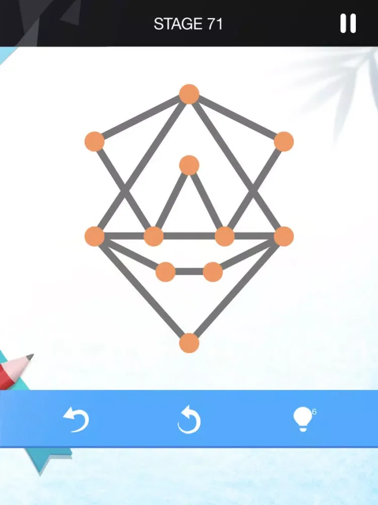 Ảnh chụp màn hình của Draw Line-One line connect iPad 