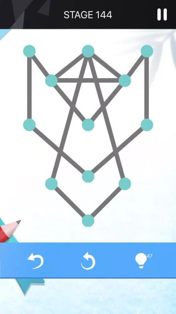 Ảnh chụp màn hình của Draw Line-One line connect