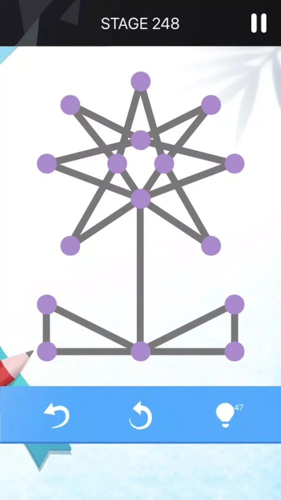 Ảnh chụp màn hình của Draw Line-One line connect