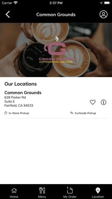 Tangkapan layar Common Grounds
