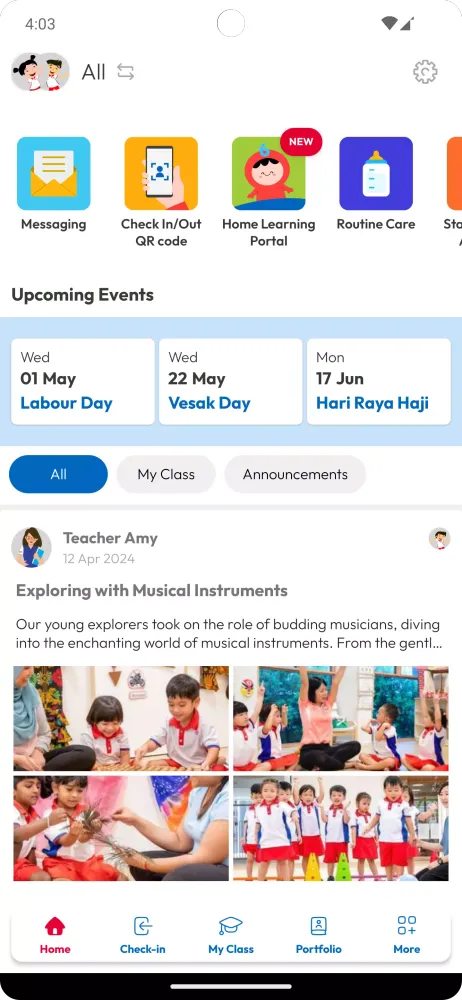 PCF Sparkletots for Parents Screenshots