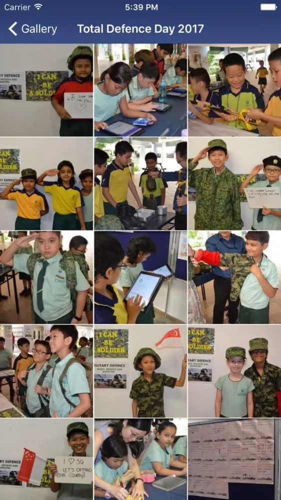 Capturas de tela do Farrer Park Primary School