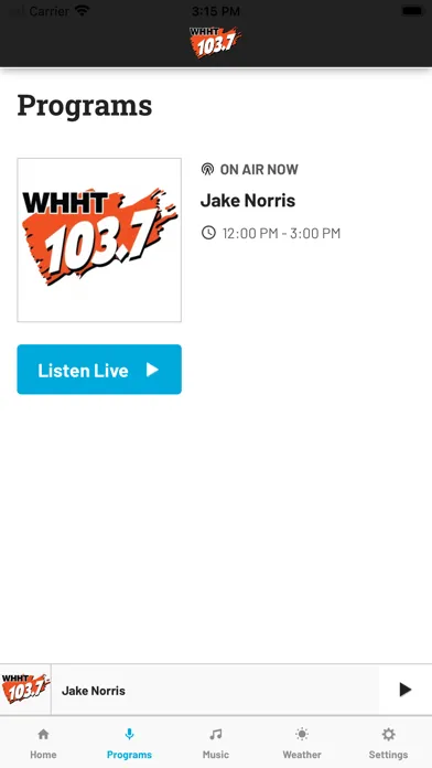 103.7 WHHT Ekran Görüntüleri