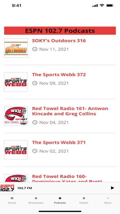 Скриншоты ESPNRadio102.7